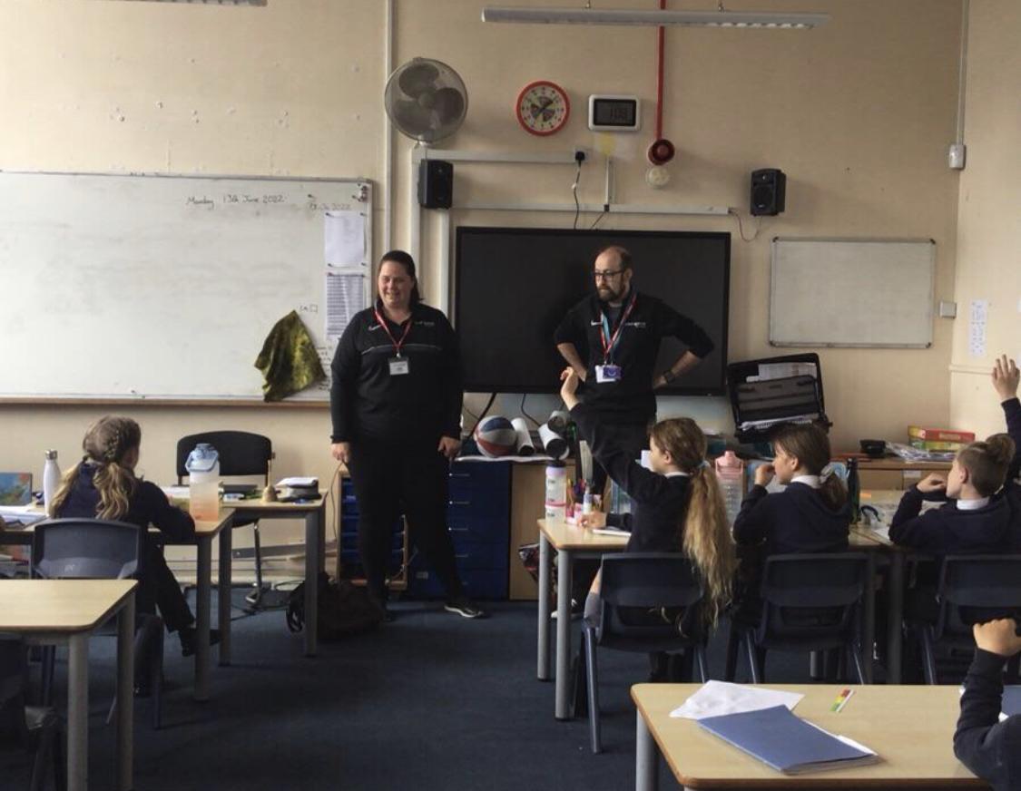 Class 3's water safety visitors helping Y5&6 prepare for their canal field study trip.