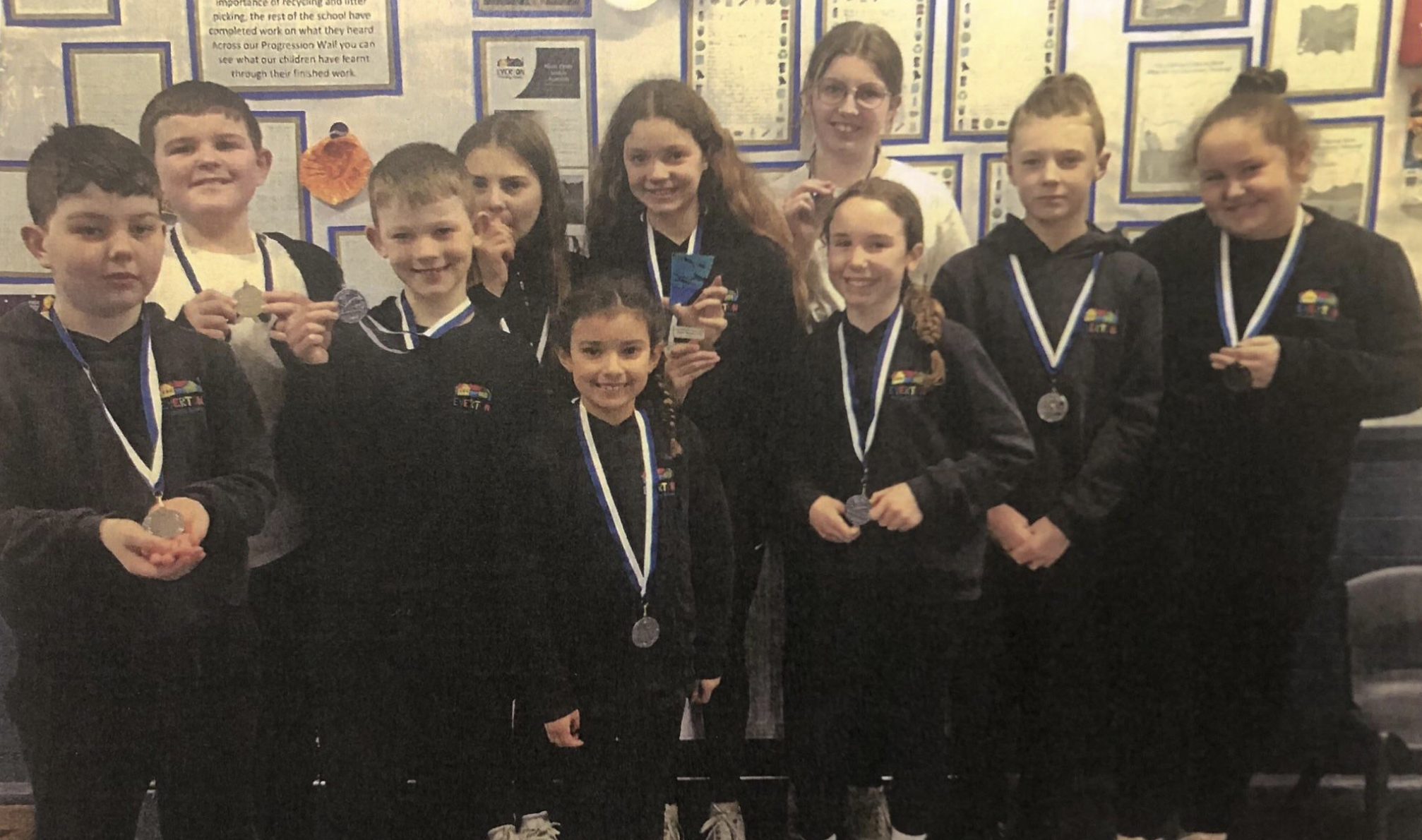 Our Year 4, 5 and 6 Swimming Team who finished second at the Gala.